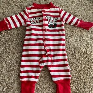 Newborn Little Elf Christmas pajamas
